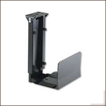 Safco 2176 under desk fixed mount cpu holder 2176