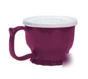 TropezÂ® cranberry high temp cup - 8 oz - din-9000B20