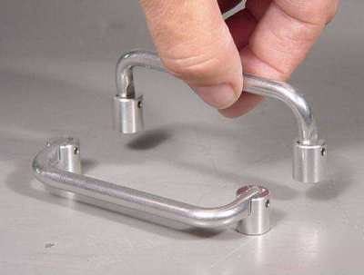 Aluminum folding rack equipment case drawer pull handle