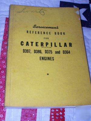 Cat diesel engine service manual D397 D386 D375 D364