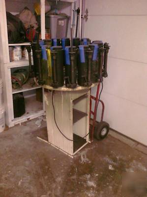3 used paint colorant dispenser used mixer tint