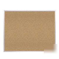 Aluminum framed natural cork bulletin board 18