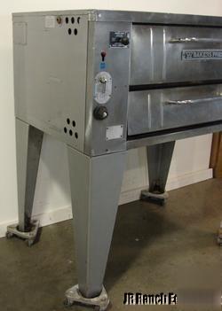 Bakers pride 151 gas deck pizza oven