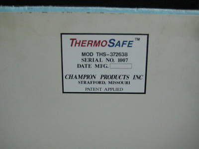 Champion thermosafe battery enclosure