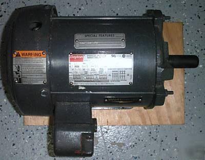 Dayton premium severe duty 2HP motor 3PH 1730RPM 5N801A