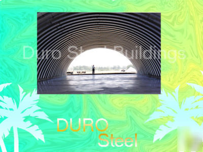 Duro steel farm equipment barn 50X30X19 metal buildings