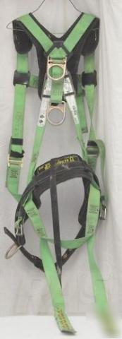 Fall protection harness + retractable lifeline 310LB =]