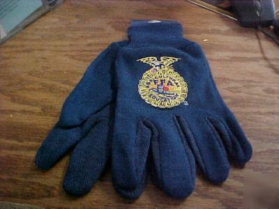 Ffa jersey gloves w dots heavy durable show support