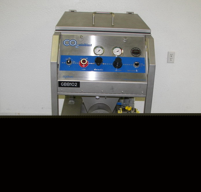 Industrial dry ice paint remover CO2 mimiblast cold jet