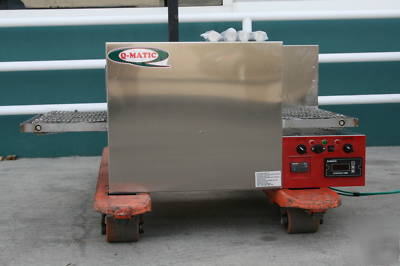 New qmatic electric conveyor pizza oven 16