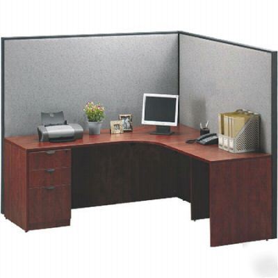 Office workstation l shaped computer desk panel system