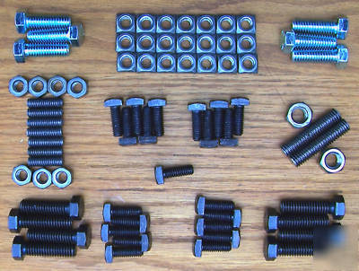 Radiator bolt set, john deere model 