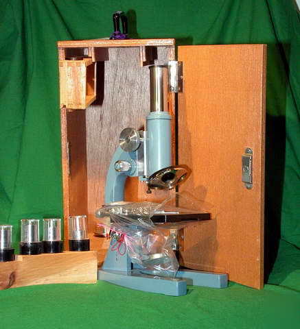 Student microscope made in japan
