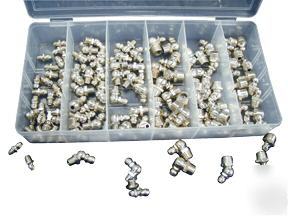 110-piece hydraulic grease fitting assortment set #357