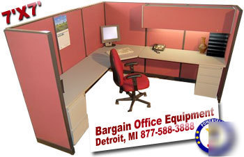 7X7 haworth cubicle / configure cubicles to suit & ship