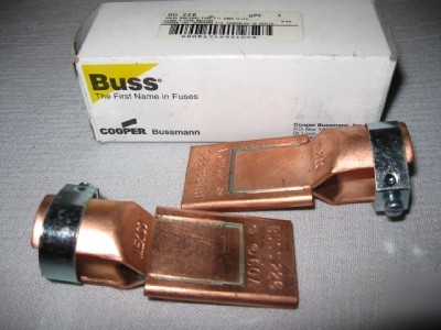 New buss / cooper 226 class h fuse reducers lot of 2