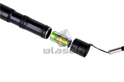 Waterproof industrial green laser torch contin. button