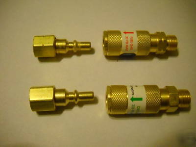 Welding fitting cutting torch quick-coupler - oxy-fuel