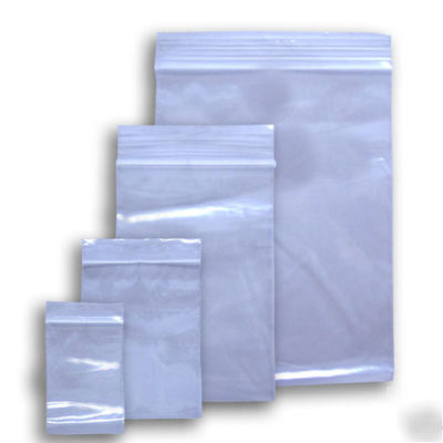 Ziplock/reloc clear bag 10