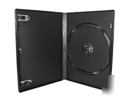 100 premium standard black single dvd cases 14MM