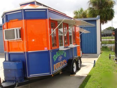 2008 custom 22' concession trailer-turnkey business