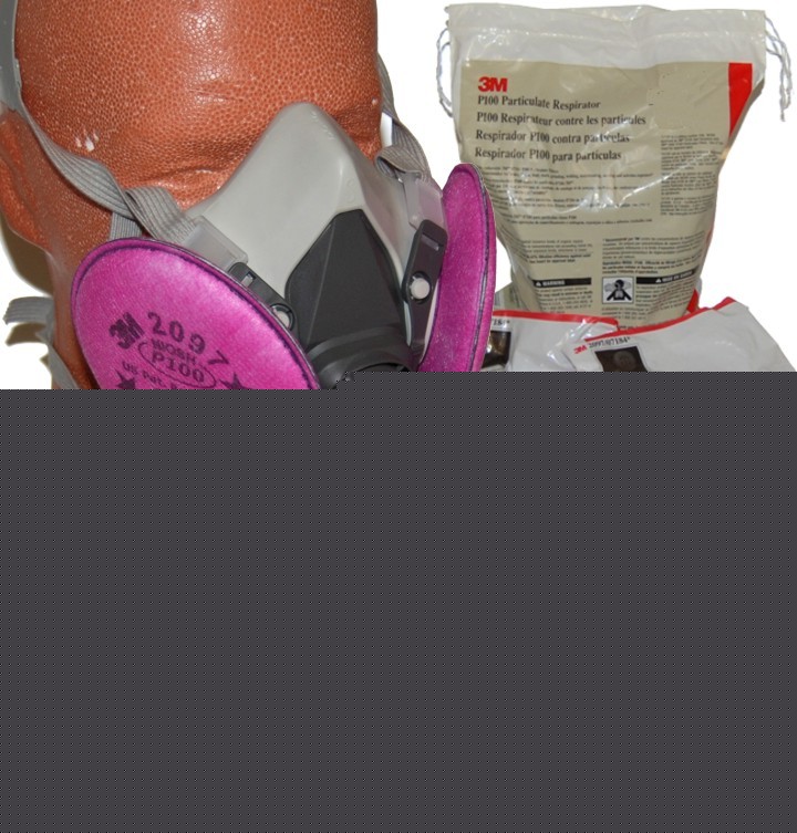 3M 7182 P100 safety respirator face mask-breathing dust