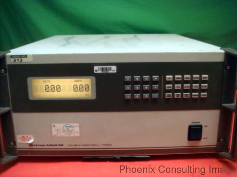 Beckman PPS600 gpib industrial system dc power supply