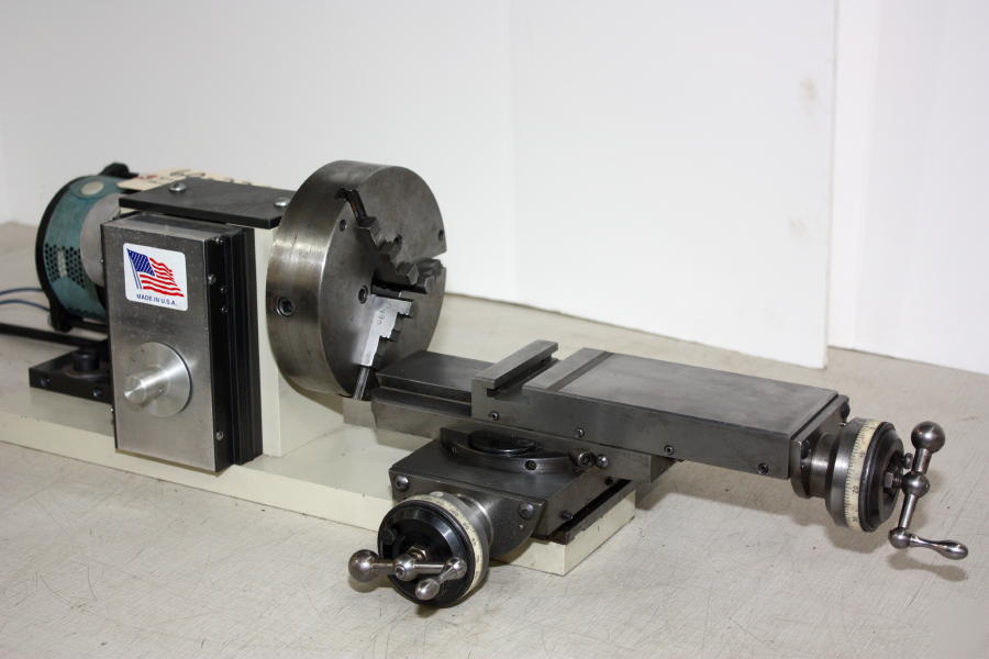 Bench top speed lathe with hardinge compound slide