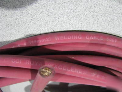 Cci excelene welding cable 4 awg red 50 ft