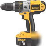 Dewalt 18V cordless hammer drill driver and drill kit 