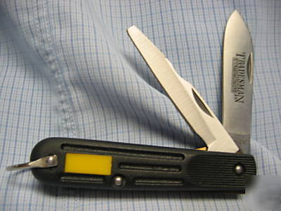 New schrade----tradesman with screw driver---brand 