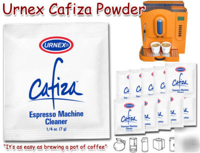 New urnex cafiza espresso machine cleaning powder 20PK