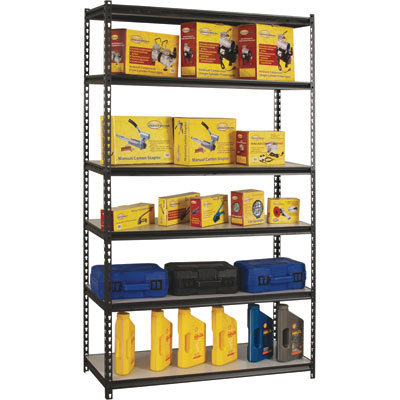 Rivet rack shelf syst wire shelves 48