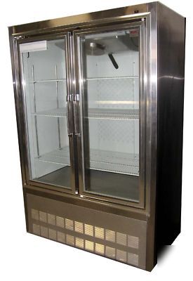 Turbo air 2 door merchandiser freezer