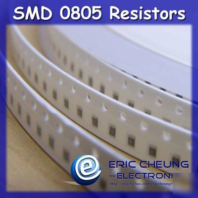 500PCS smd 0805 resistor 1M ohm Â±5% reel