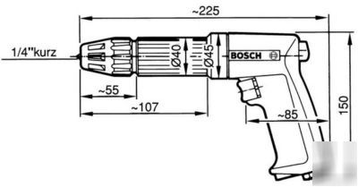 Bosch air drill driver / avvitatore pneumatico