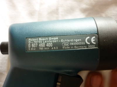 Bosch air drill driver / avvitatore pneumatico