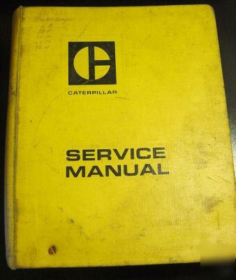 Caterpillar 631 633 tractor scraper service manual cat