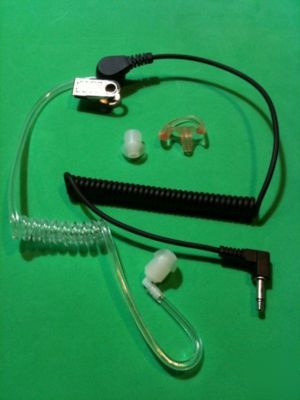 Clear security headset with k-flex type earpiece