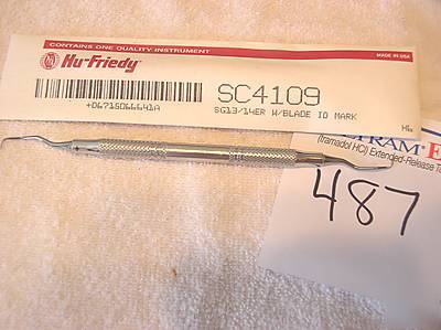 New hu friedy dental extra rigid gracey curette w/blade