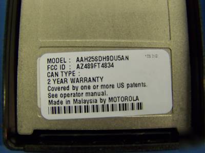 New motorola HT1250 ls uhf 450-527 ht 1250 ls+ case