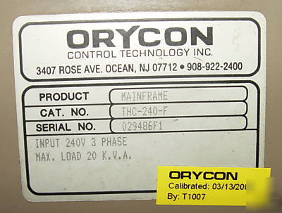 Orycon hot runner mold temperature controller thc-240