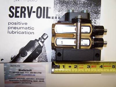 Serv-oil positive pneumatic lubricator #17016BB3 nnb