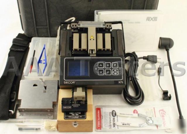 Siecor corning X75 5000 fiber fusion splicer w/ cleaver