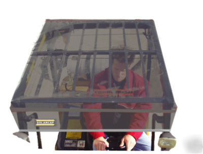 Solarcap universal tinted forklift canopy