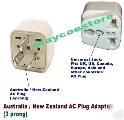 Usa canada uk europe asia to australia ac plug adaptor