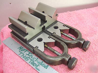 V-blocks (2) matched pr. w/clamps xlnt toolmaker wow 