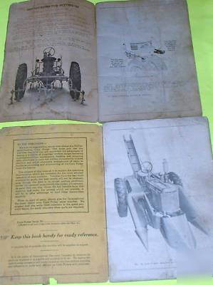 2 mccormick-deering equipment manuals, vintage