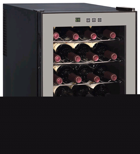 20 bottle thermo electric wine cooler, cellar wc 20TL