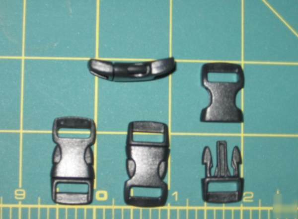 10 ct side release buckle plastic 3/8